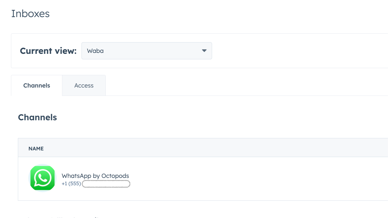 WhatsApp Channel in HubSpot Inbox