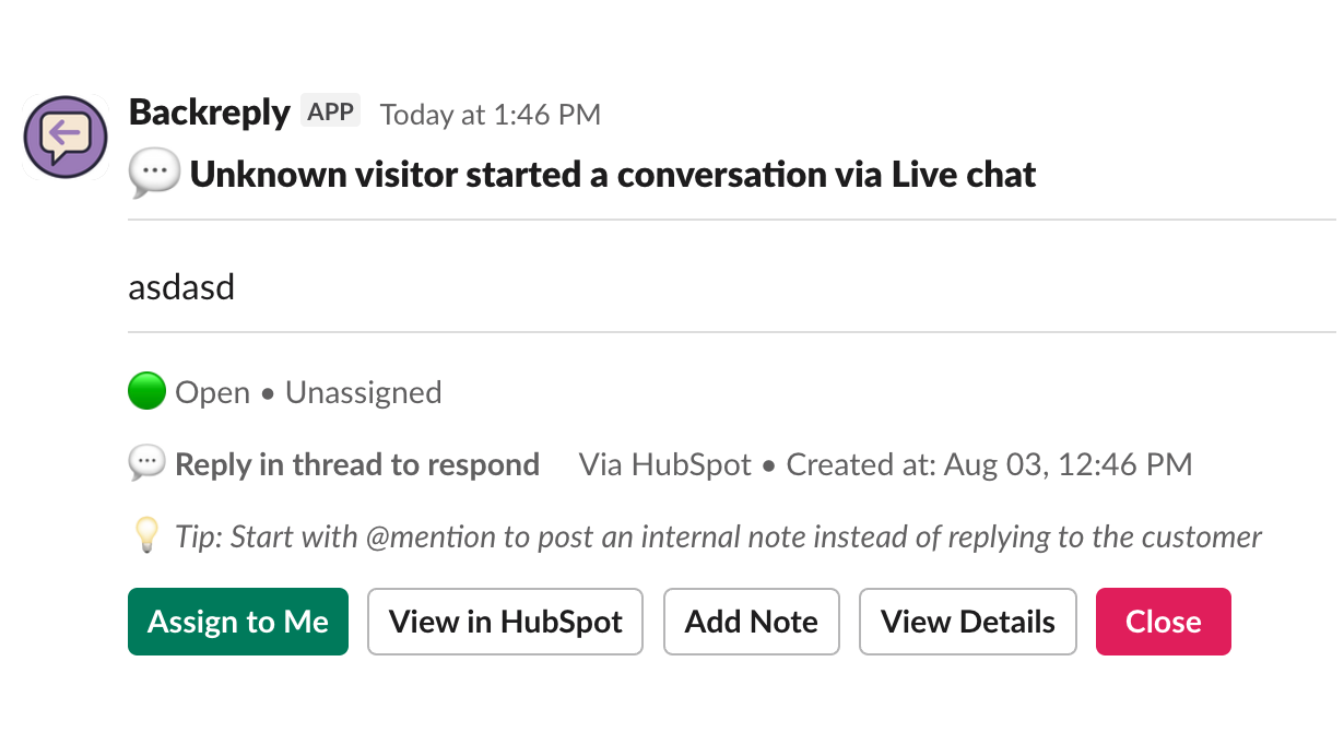 Assign, close, and reopen without leaving Slack