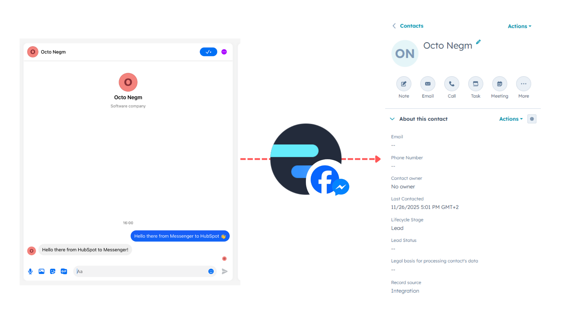Contact matching and creation